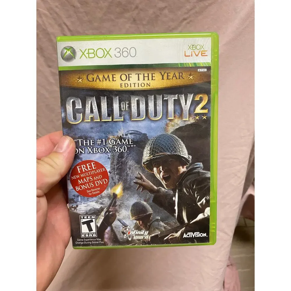 Call of Duty 2 - 2005 Game Of The Year Edition-Xbox 360-Bonus DvD CIB